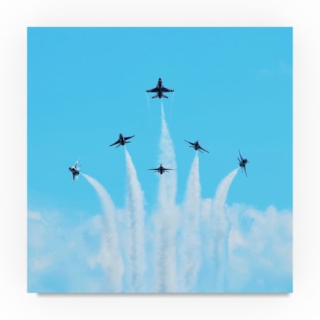 Robert Michaud 'Air Show' Canvas Art,14x14